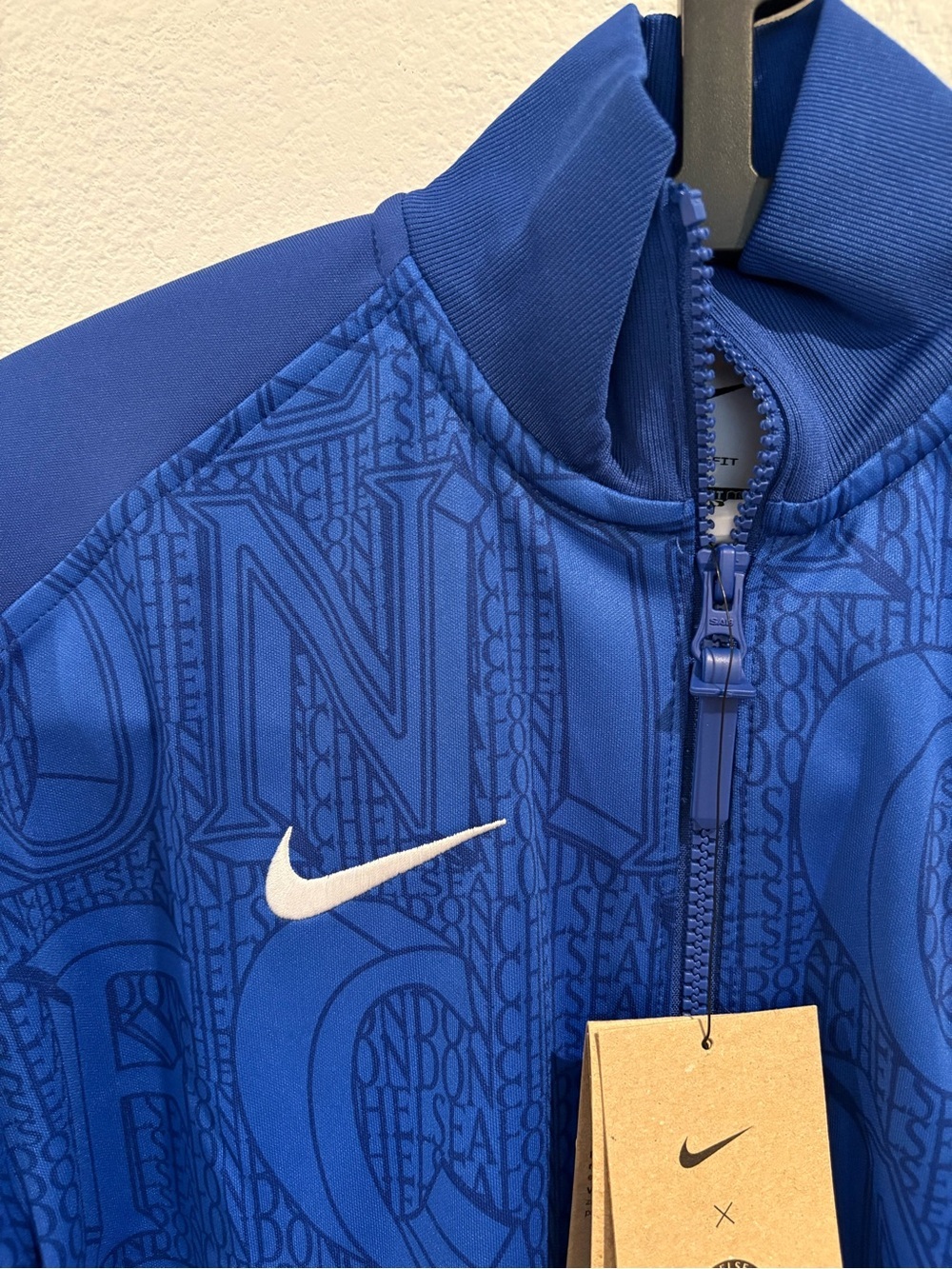 Chelsea FC Academy Pro Big Kids' Nike Dri-FIT Soccer Anthem Jacket Youth Size M - Picture 7 of 13